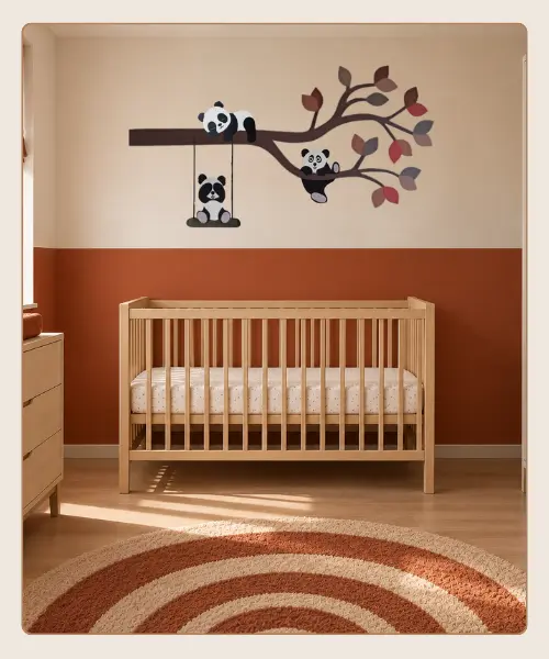 Terracotta pandatak behangsticker 120 cm